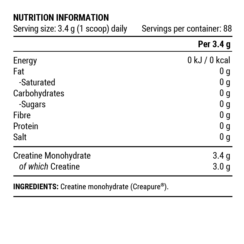 CREATINE MONOHYDRATE